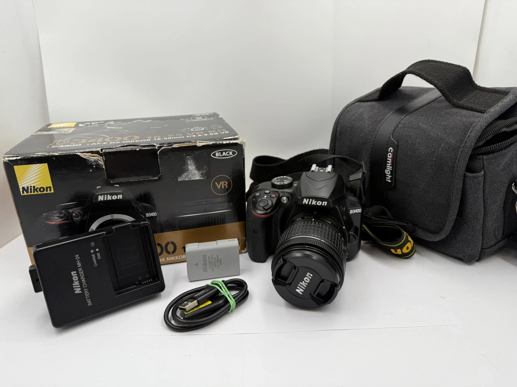 aparat-nikon-d3400-obiektyw-nikkor-18-55mm-pudelko-srodmiejska-22a-jarocin-poludnie