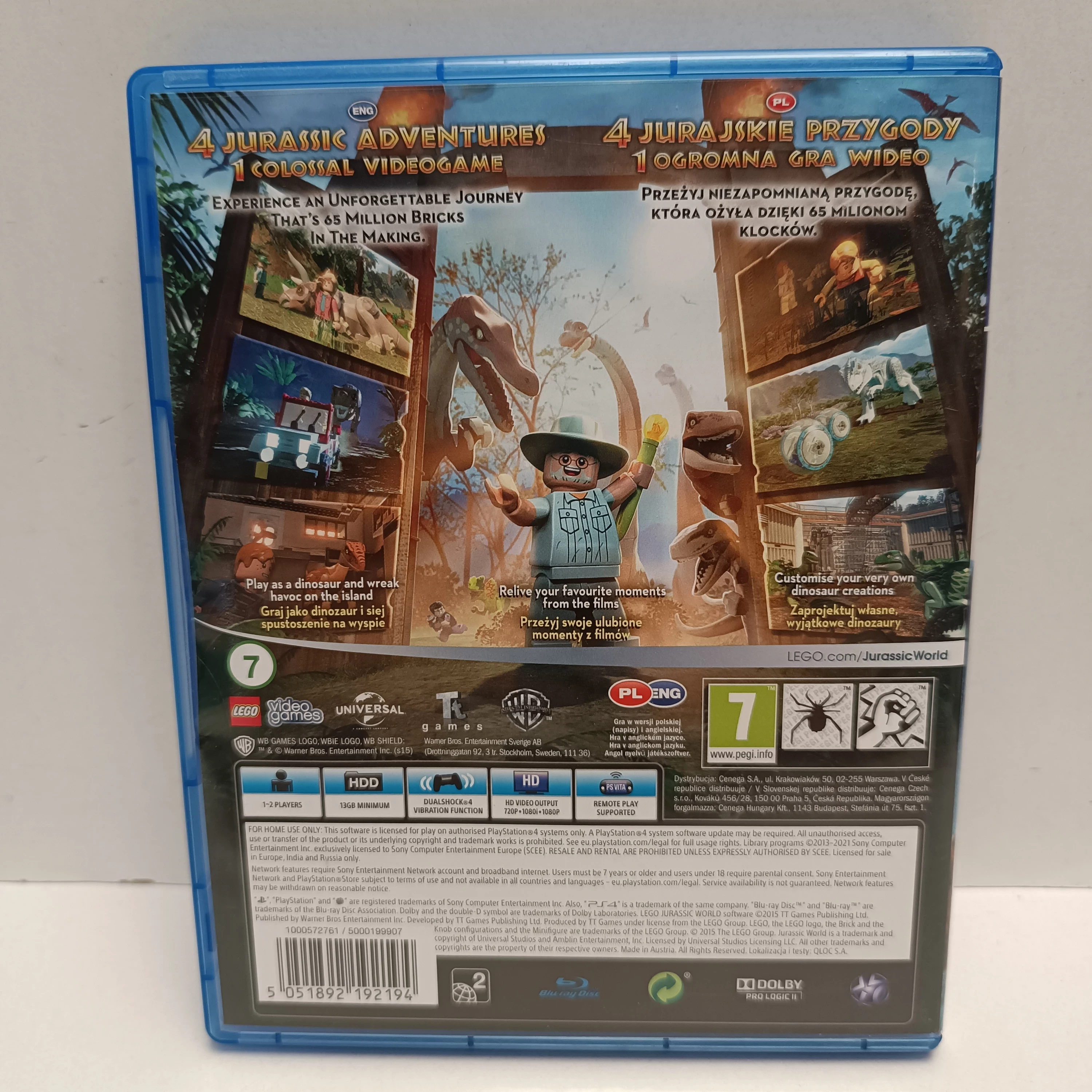 gra-lego-jurassic-wolrd-ps4-ean-gtin-5051892192194