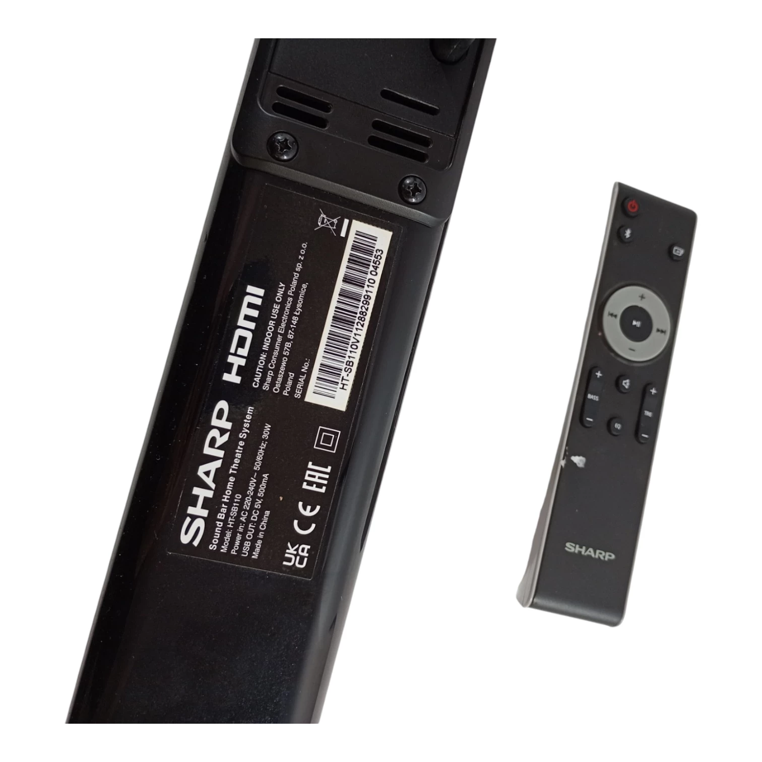 soundbar-sharp-ht-sb110-pilot-zasilacz-stan-11323-2