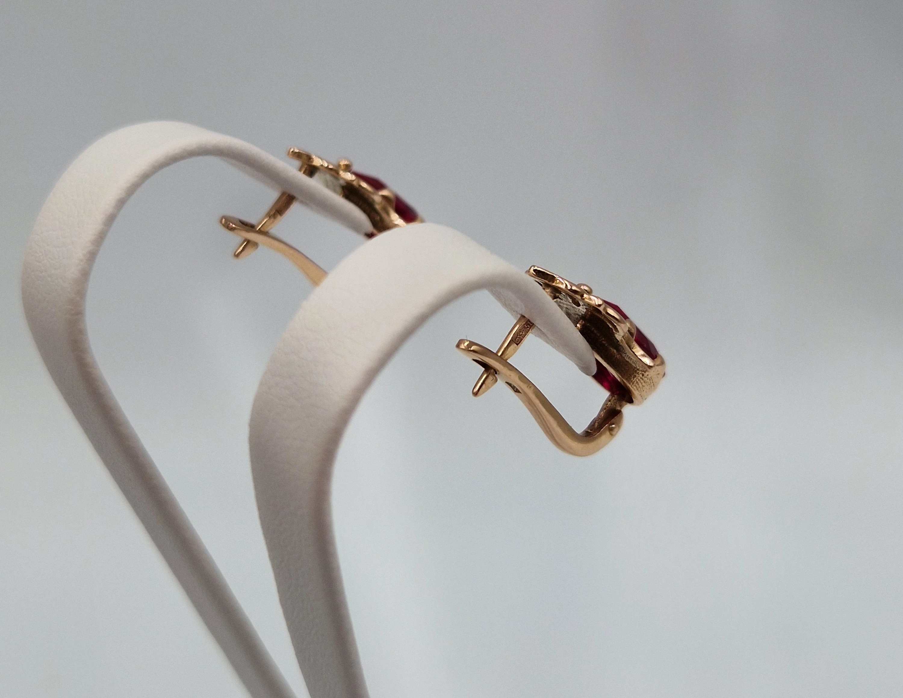 zlote-kolczyki-p585-w383g-angielskie-imitacja-rubinu-rodzaj-zapiecia-2207-4