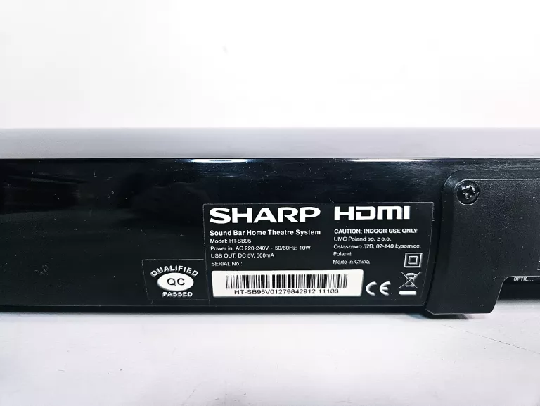 soundbar-sharp-ht-sb95-pilot-okablowanie-model-ht-sb95