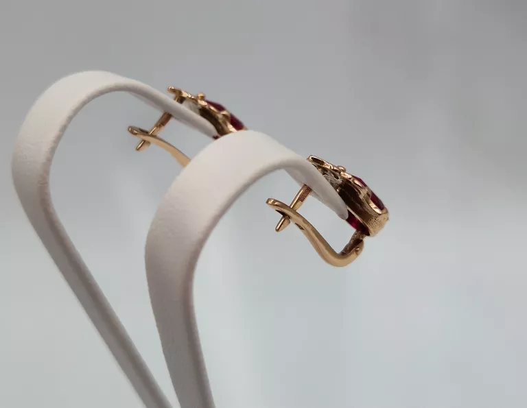 zlote-kolczyki-p585-w383g-angielskie-imitacja-rubinu-rodzaj-zapiecia-2207-4