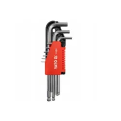 KLUCZE HEX KULKA 9CZ. 1,5-10MM CRV YT-0505 YATO