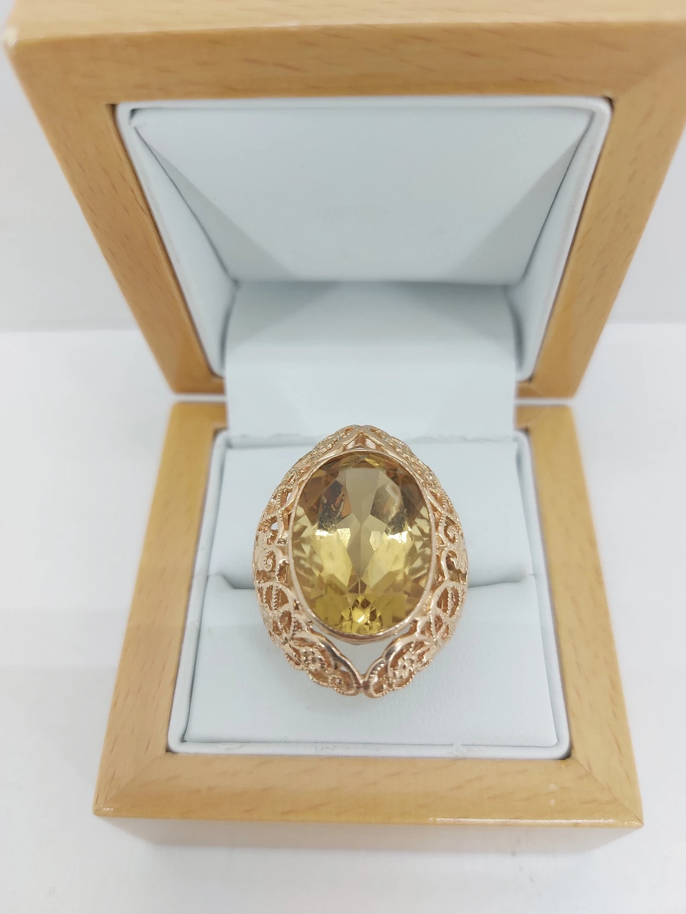 zloty-sliczny-pierscionek-pierscien-z-kamykiem-1438g-585-r-26-stan-11323-2