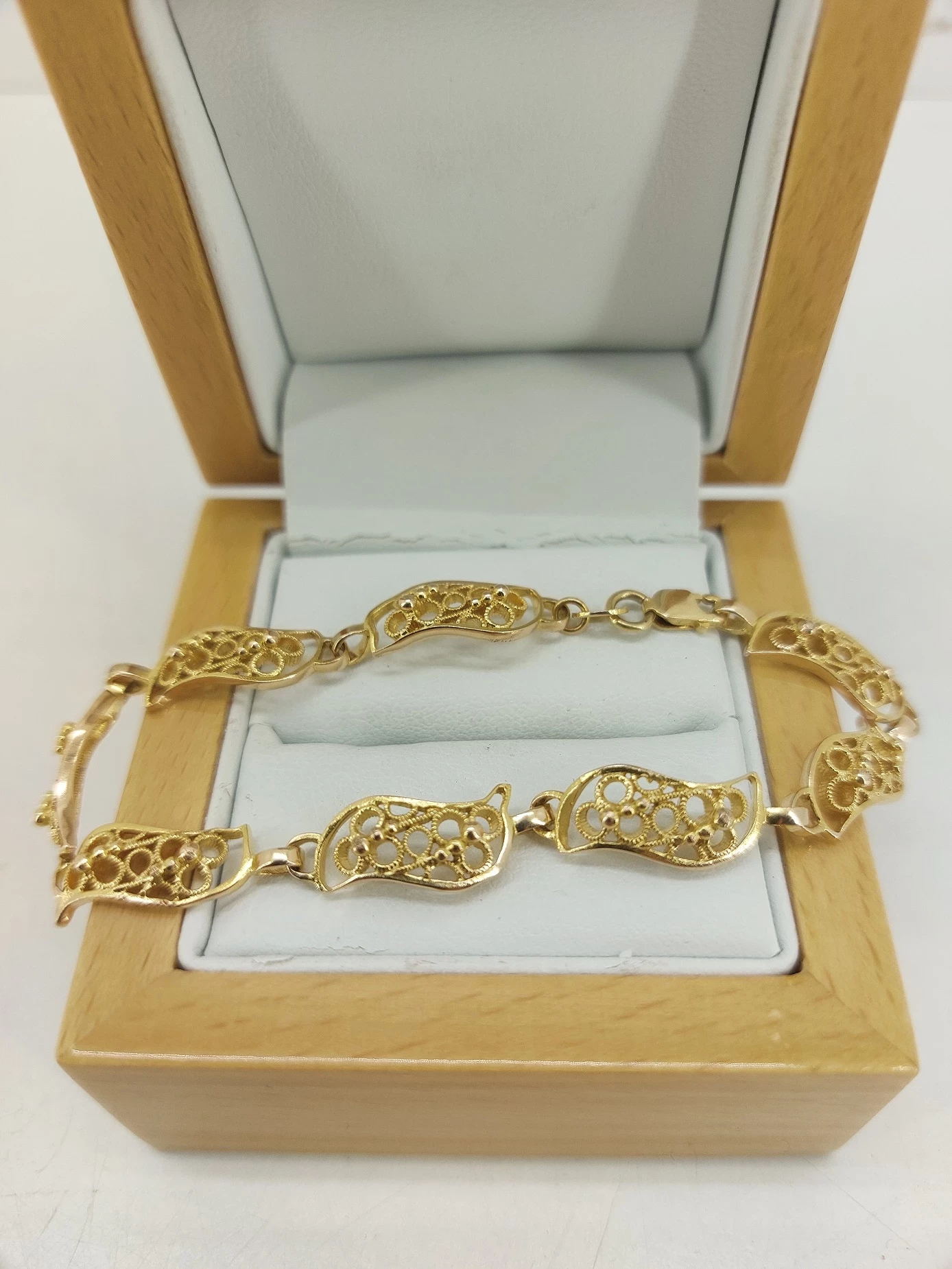 zlota-elegancka-bransoletka-961g-585-stan-11323-2