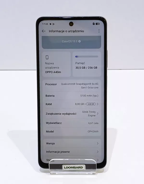 telefon-oppo-a40m-84256gb-ean-gtin-6932169353441