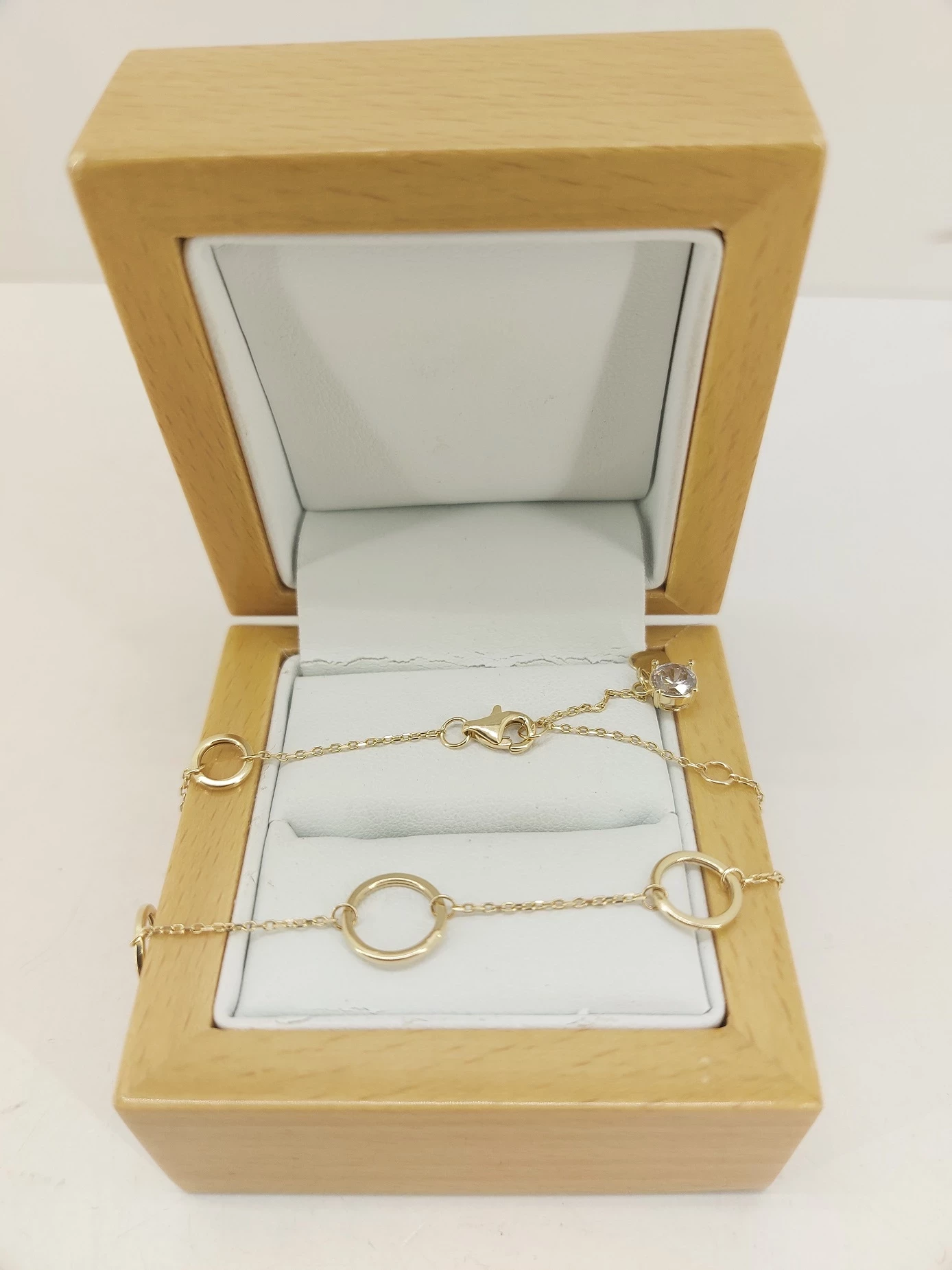 zlota-urokliwa-bransoletka-210g-585-jednosci-narodowej-1091b-sj-wroclaw