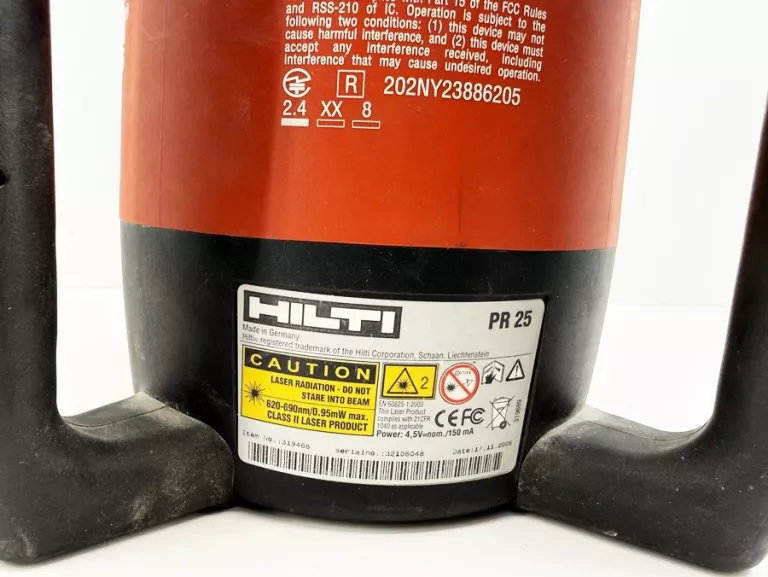 niwelator-laserowy-hilti-pr-25-detektor-hilti-walizka-kod-producenta-pr-25