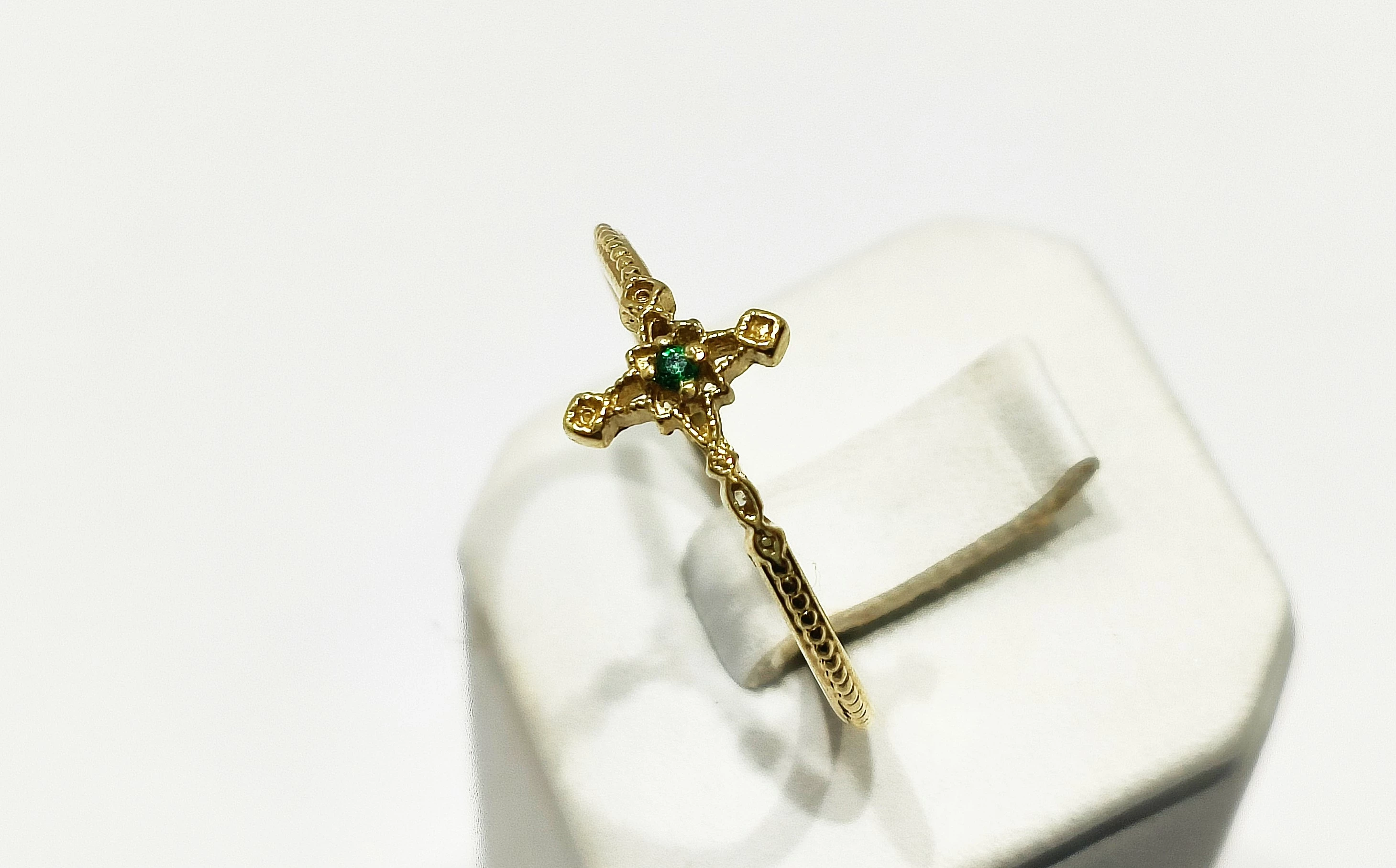 zloty-pierscionek-zielona-cyrkonia-123g-stan-11323-238058