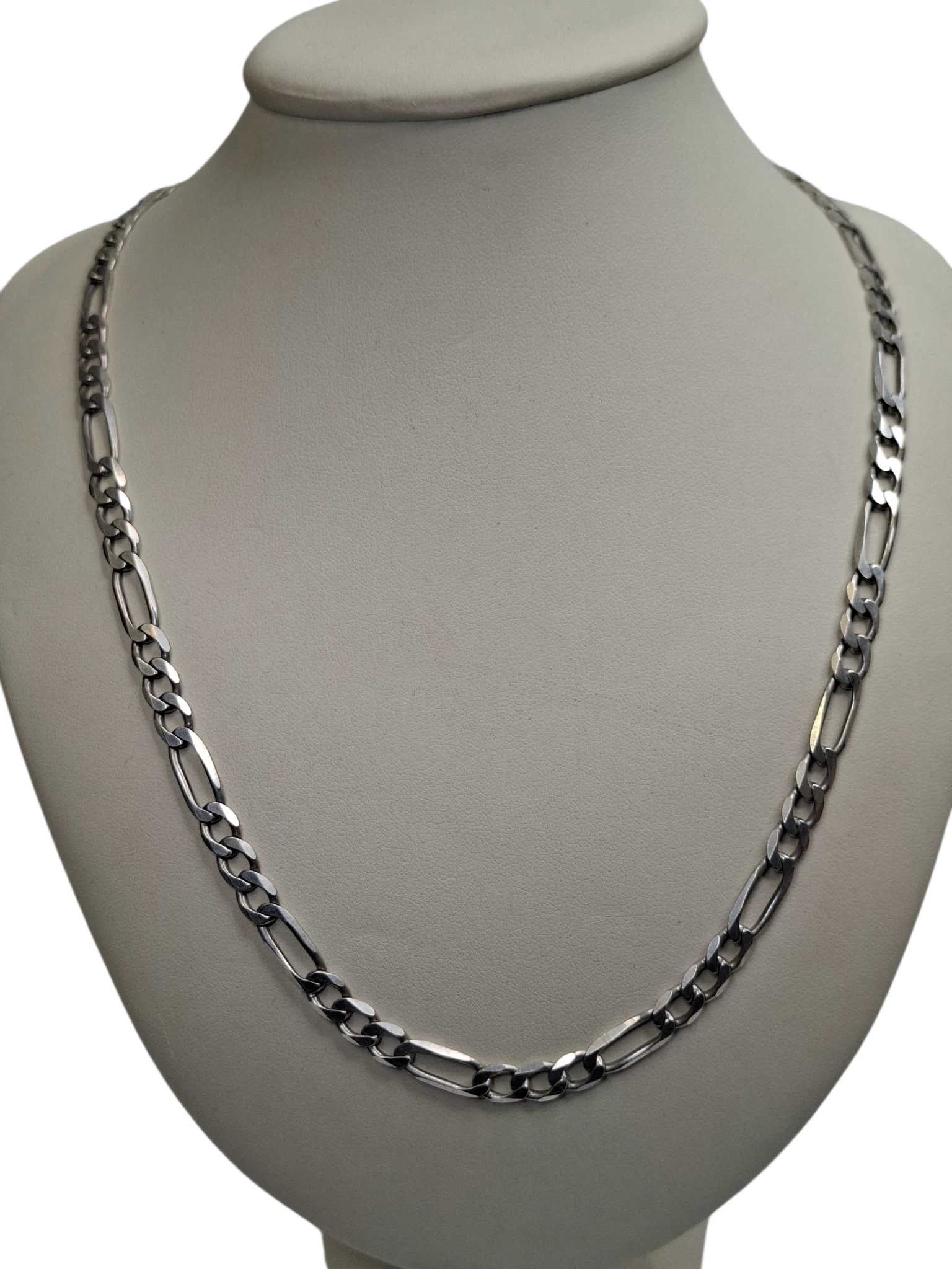 srebrny-meski-lancuszek-splot-figaro-925-56cm-pulawska-30a-piaseczno