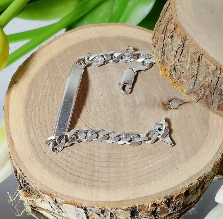 meska-srebrna-bransoletka-925-996g-stan-11323-2