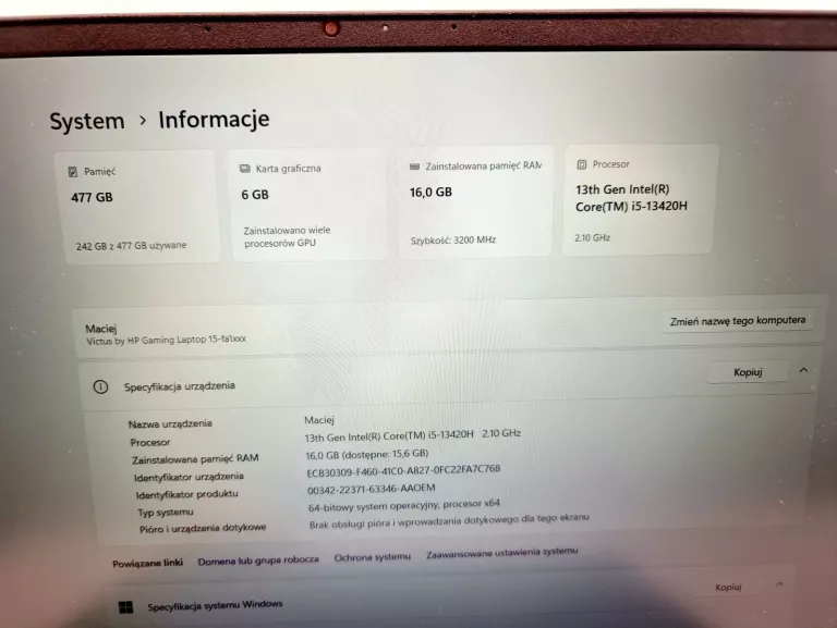 laptop-hp-victus-15-i5-13420h16gb512win11-rtx4050-wielkosc-pamieci-ram-200941-2193