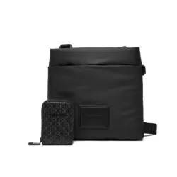 SASZETKA  CALVIN KLEIN PUFFER UTILITY FLATPACK LV04D3224G CZARNY