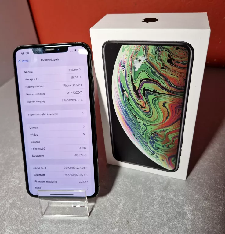telefon-iphone-xs-max-64gb-bateria-79-emilii-gierczak-35-szczecin-rs
