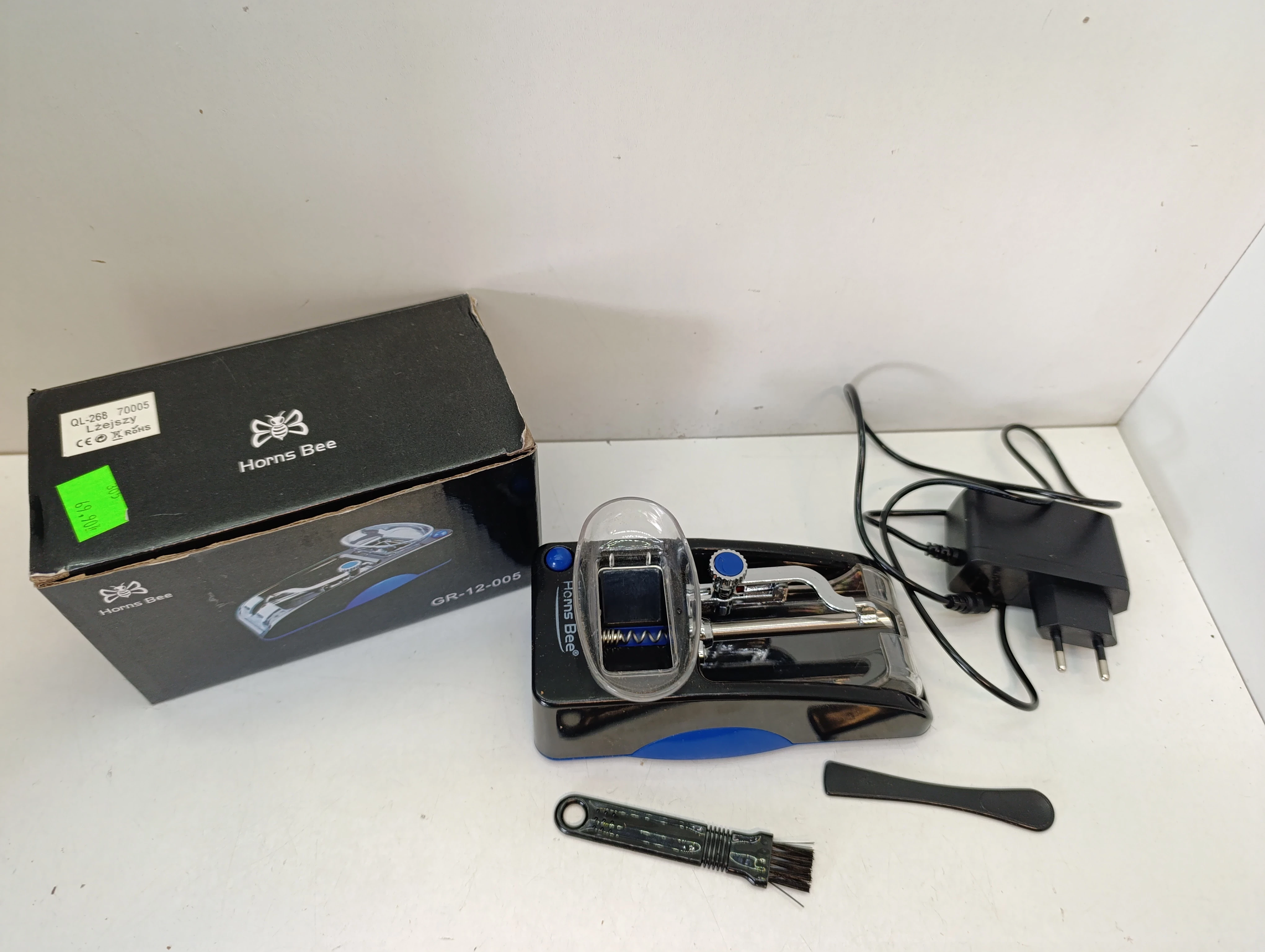 elektryczna-maszynka-nabijarka-do-papierosow-niebieski-horns-bee-ean-gtin-4005039783869