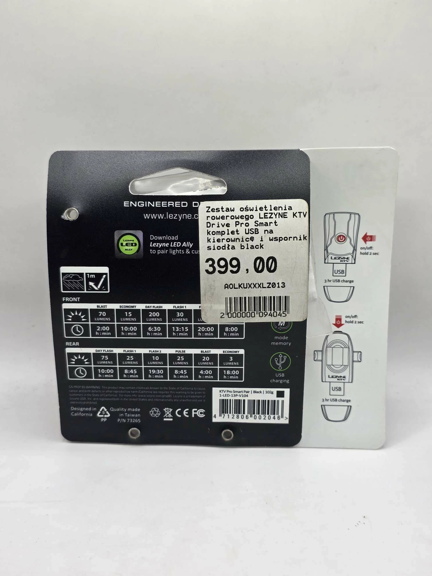 lampki-rowerowe-lezyne-ktv-pro-smart-pair-200-lumens-ean-gtin-4712806002046