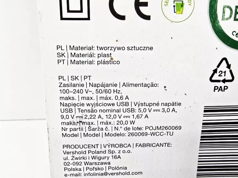 hykker-ladowarka-sieciowa-usb-c-20w-niebieska-ean-gtin-5905118081895