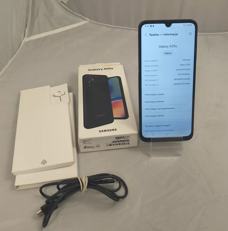 telefon-samsung-galaxy-a05s-464gb-pudelko-kabel-zawadzkiego-121-szczecin
