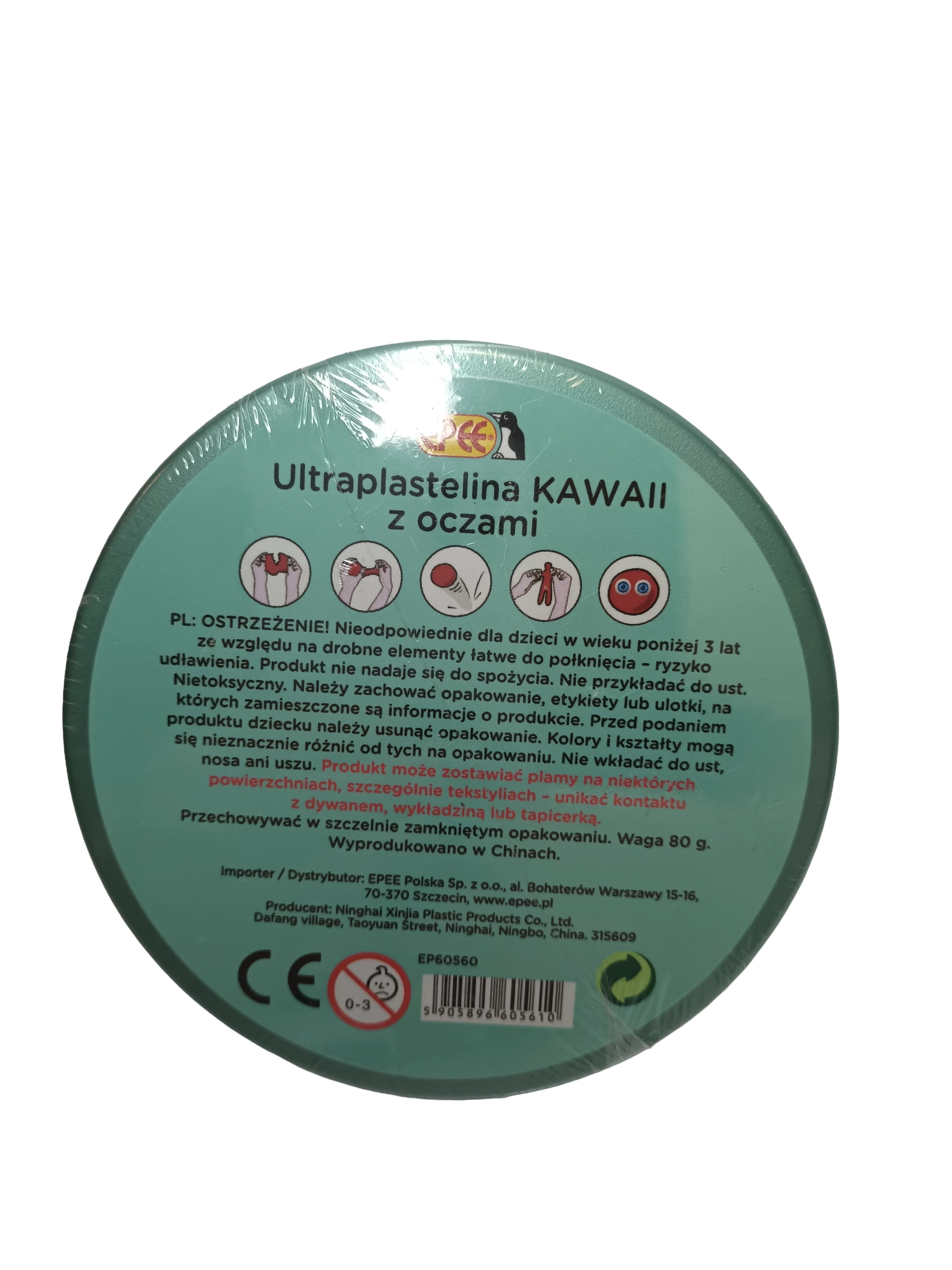 ultra-plastelina-epee-2026-kawaii-z-oczami-zielona-ean-gtin-5905896605610