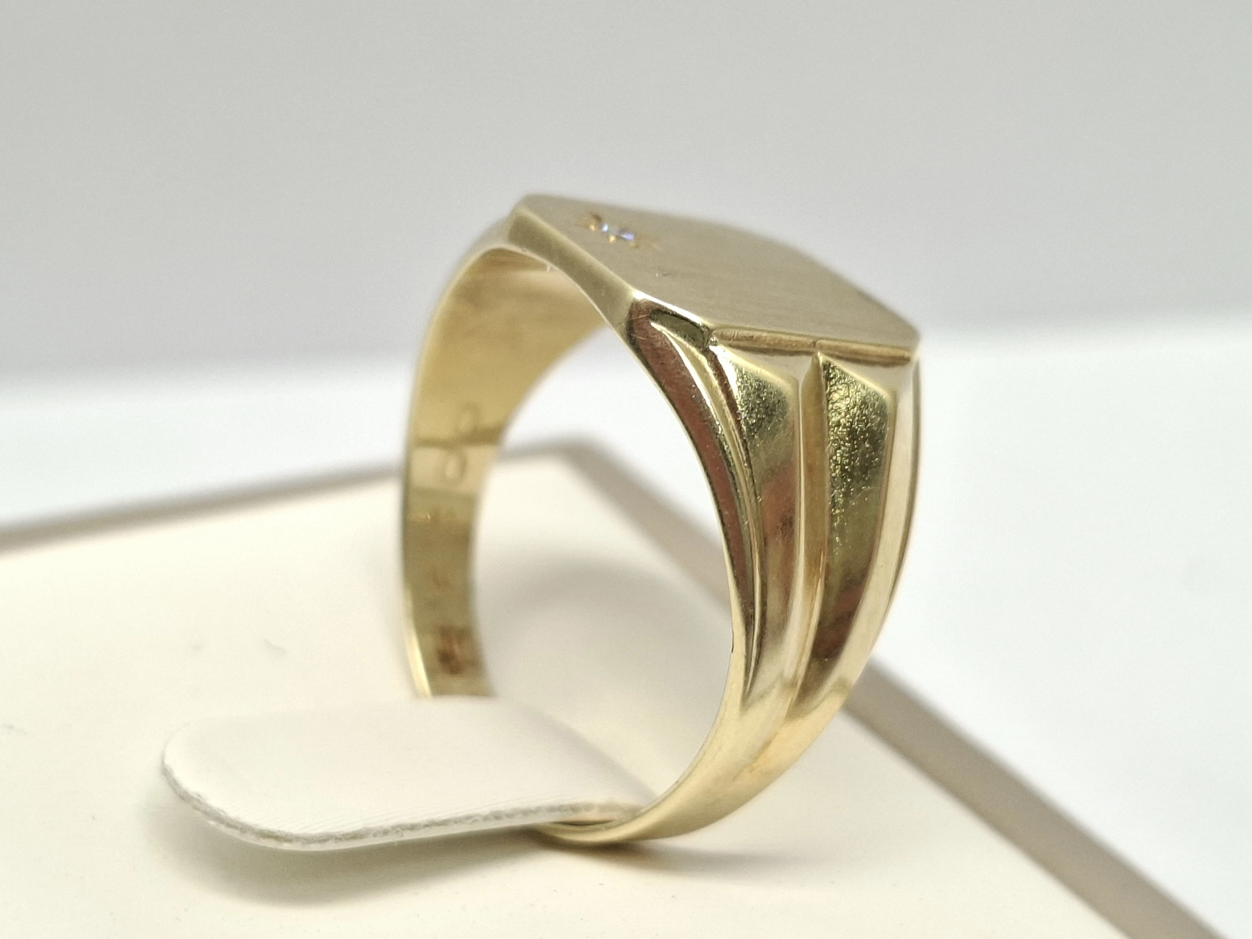 klasyczny-zloty-sygnet-z-brylancikiem-585-322g-r19-waga-322