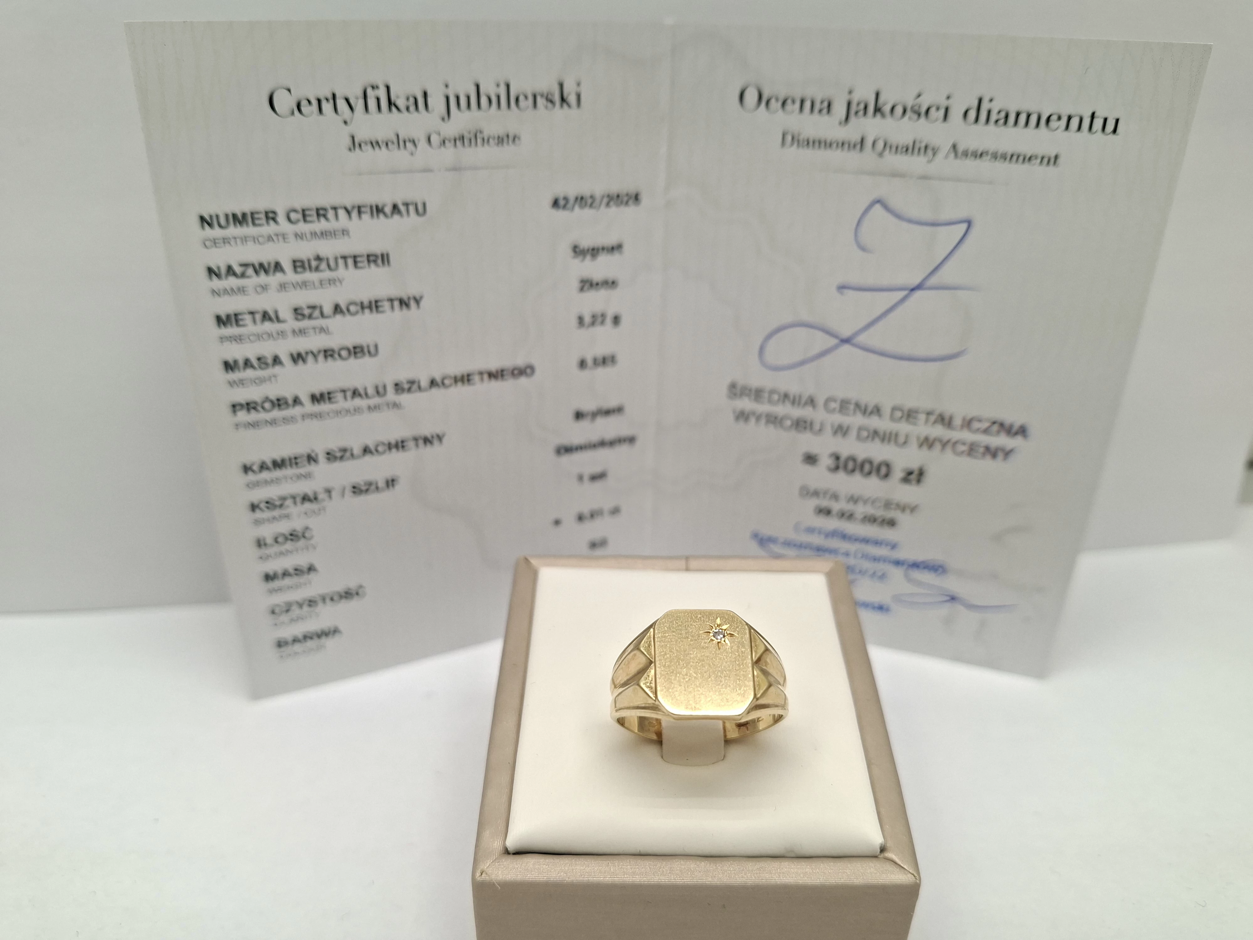 klasyczny-zloty-sygnet-z-brylancikiem-585-322g-r19-walbrzyska-4-wroclaw