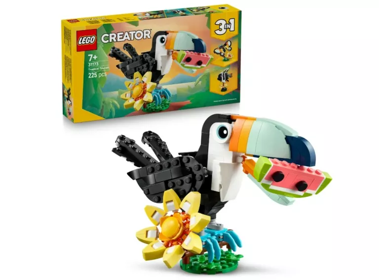 lego-creator-3-w-1-dzikie-zwierzeta-tropikalny-tukan-31173-wojska-polskiego-2-nowa-sol