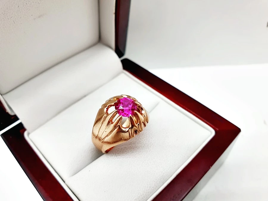 obledny-zloty-pierscionek-z-rozowym-oczkiem-p585-14ct-629-g-r12-rozmiarsrednica-wew-mm-372-12