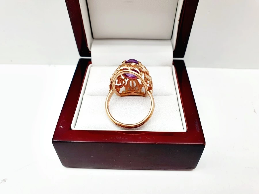 elegancki-rzezbiony-zloty-pierscionek-fioletowe-oczko-p585-14ct-716g-r16-waga-716