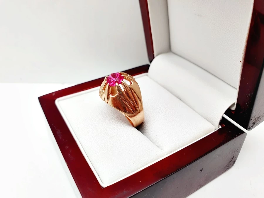 obledny-zloty-pierscionek-z-rozowym-oczkiem-p585-14ct-629-g-r12-rodzaj-2205-2