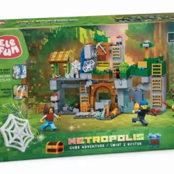 KLOCKI ELEFUN METROPOLIS ŚWIAT Z KOSTEK 653EL.