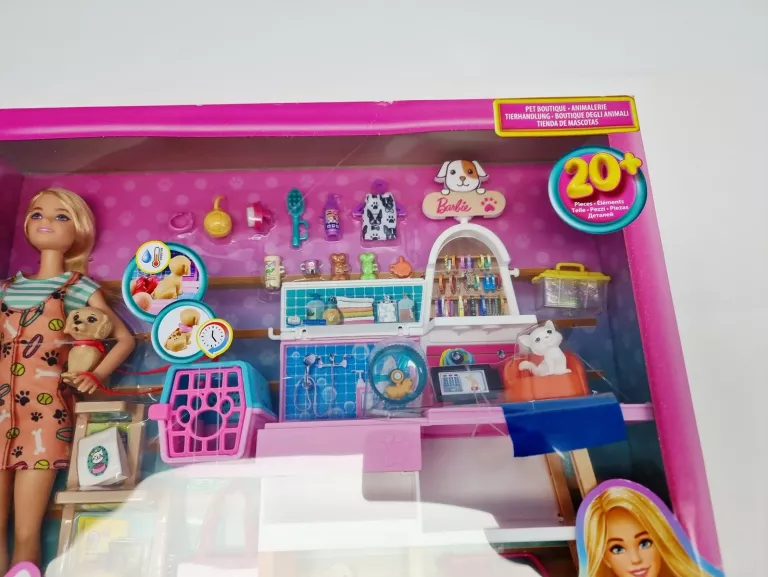 lalka-barbie-zestaw-salon-dla-zwierzat-piesek-kotek-i-akcesoria-grg90-stan-11323-238058