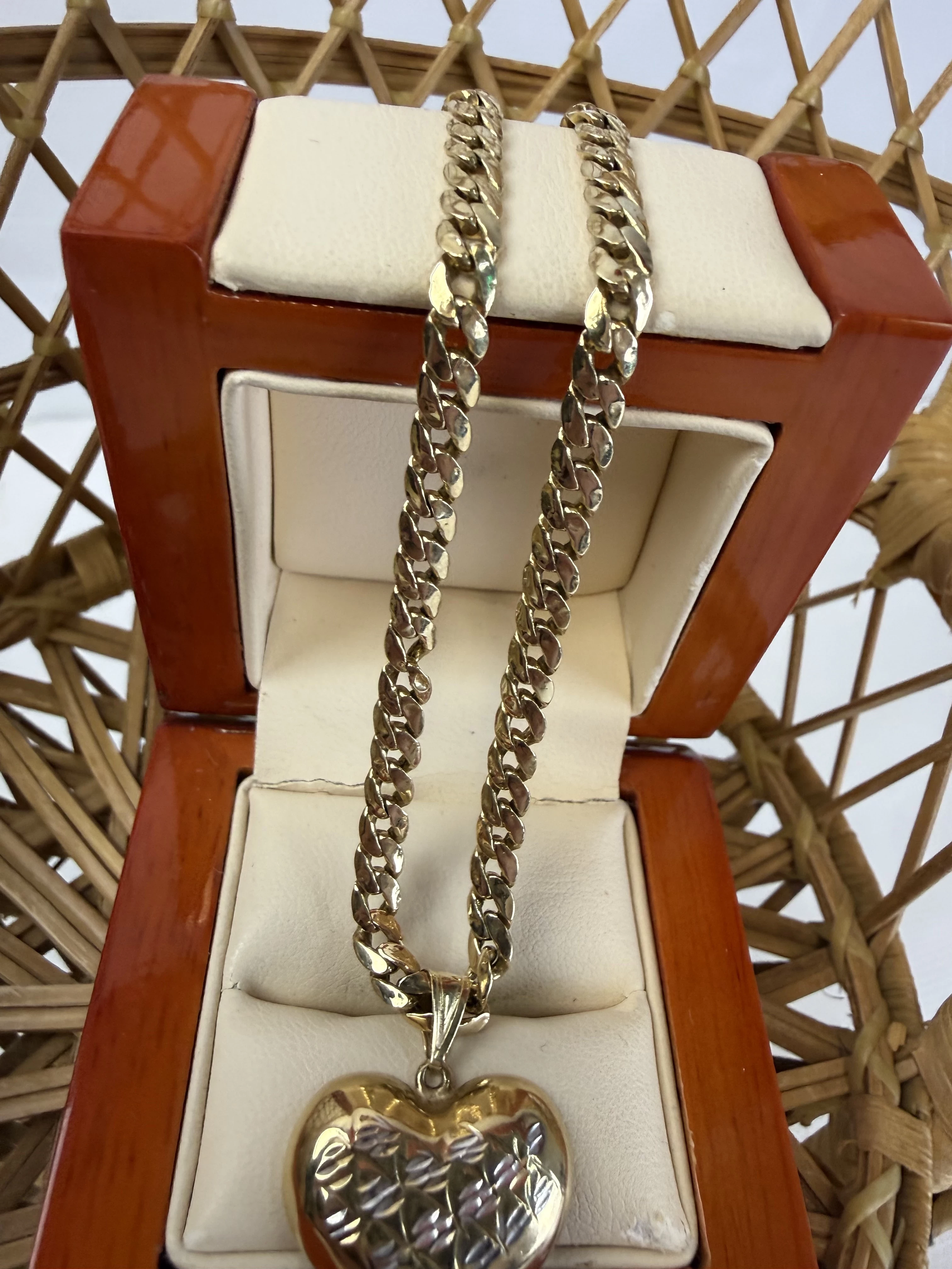 wyrob-jubilerski-uzywany-zloty-lancuszek-i-zawieszka-serce-585-1179g-rodzaj-2205-2