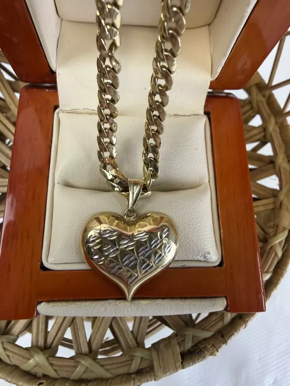 wyrob-jubilerski-uzywany-zloty-lancuszek-i-zawieszka-serce-585-1179g-stan-11323-2