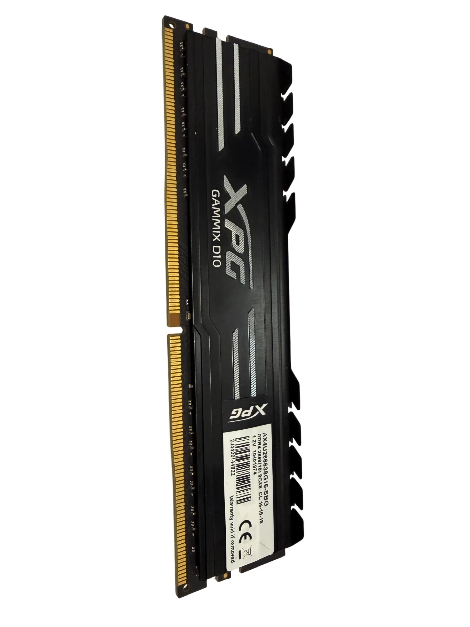 pamiec-ram-xpg-gammix-d10-8gb-ddr4-2666mhz-ax4u266638g16-sbg-cl16-ean-gtin-4713218462121