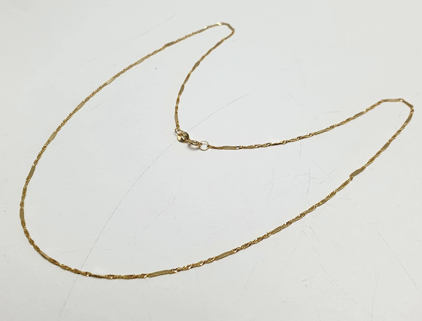 piekny-zloty-lancuszek-p585-193g-50cm-ean-gtin-0123456789