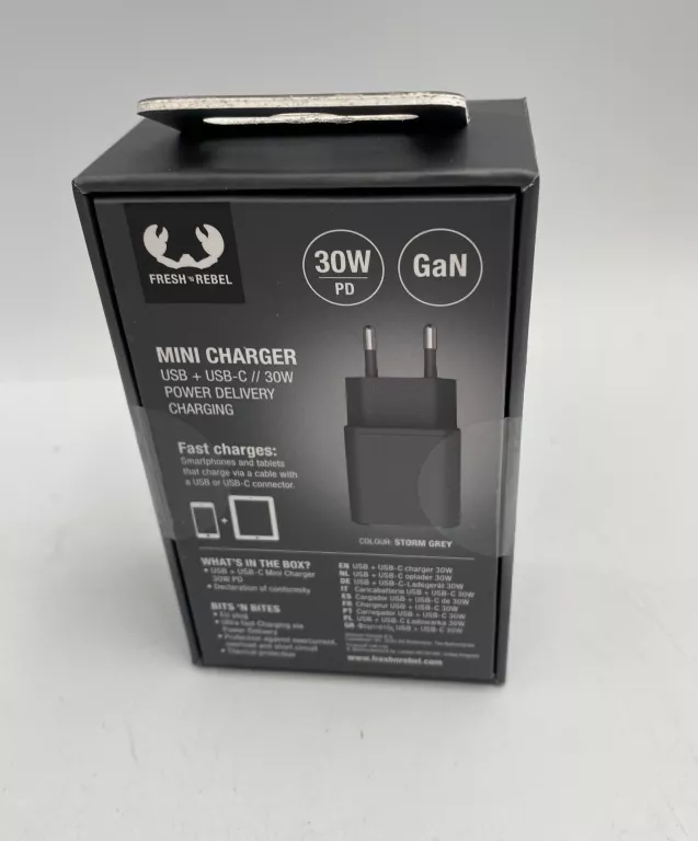 mini-charger-usbusb-c-30w-fresh-n-rebel-czarna-ean-gtin-8720249804161