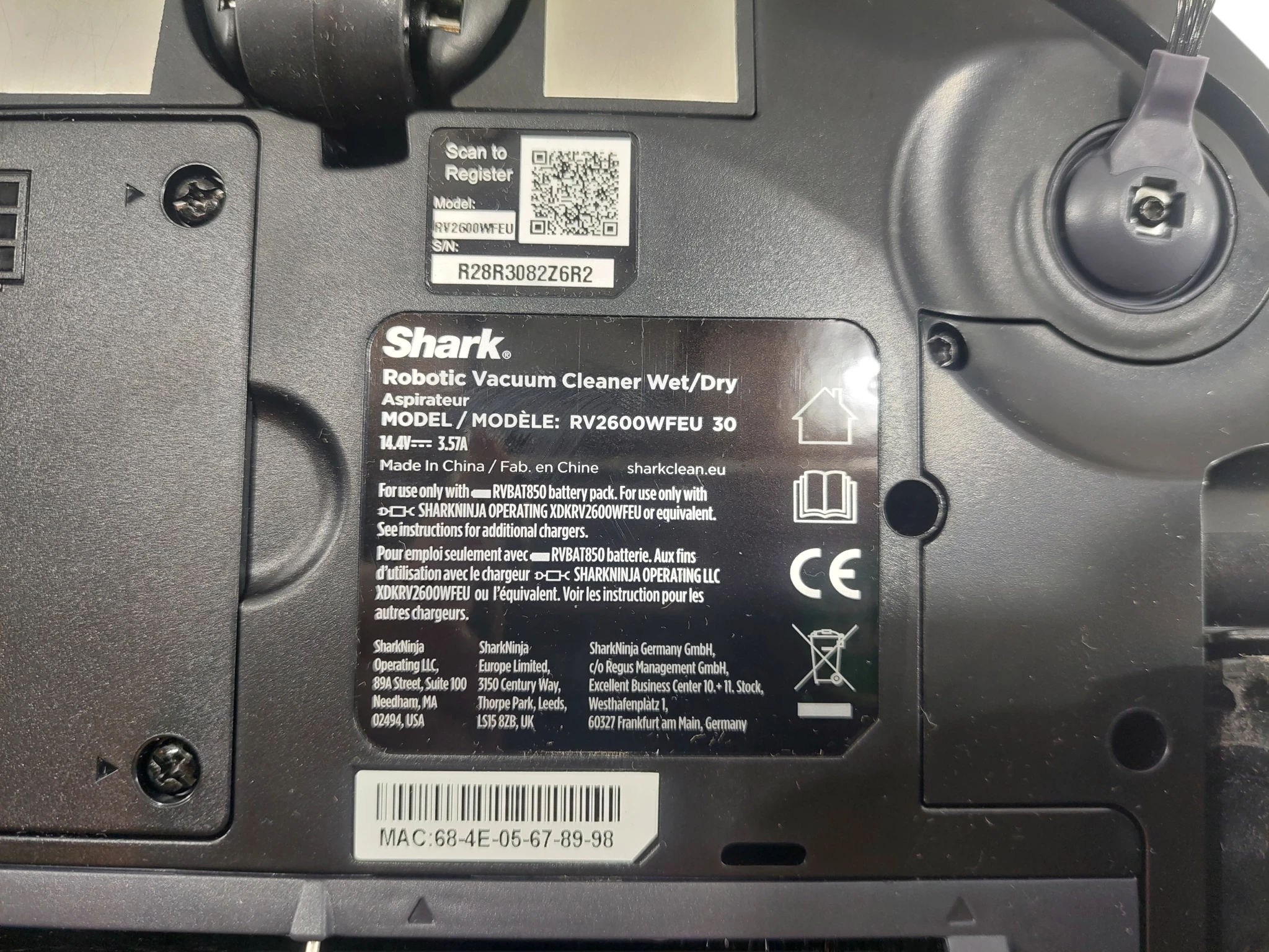 robot-sprzatajacy-shark-ai-ultra-2-en-1-czas-ladowania-360