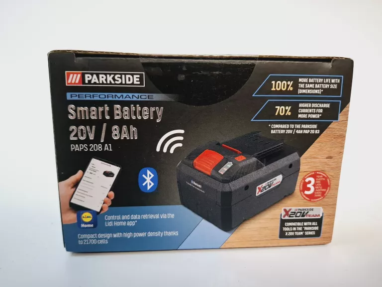 akumulator-bateria-smart-8ah-20v-parkside-performance-paps-208-a1-bluetoot-plac-daszynskiego-5-czestochowa-sj
