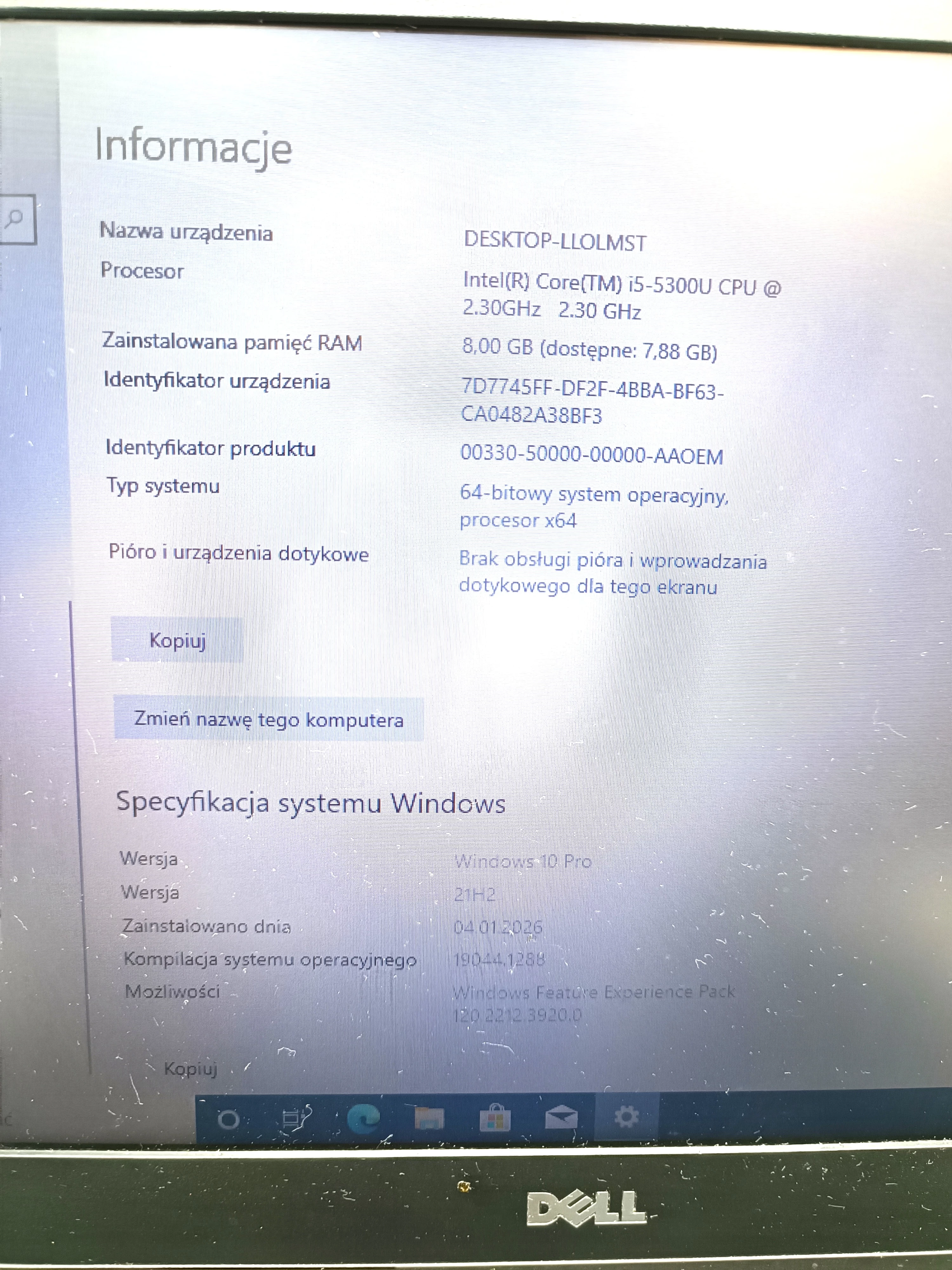 laptop-dell-latitude-e7250-i5-5300u-8gb-256gb-zasilacz-stan-11323-2