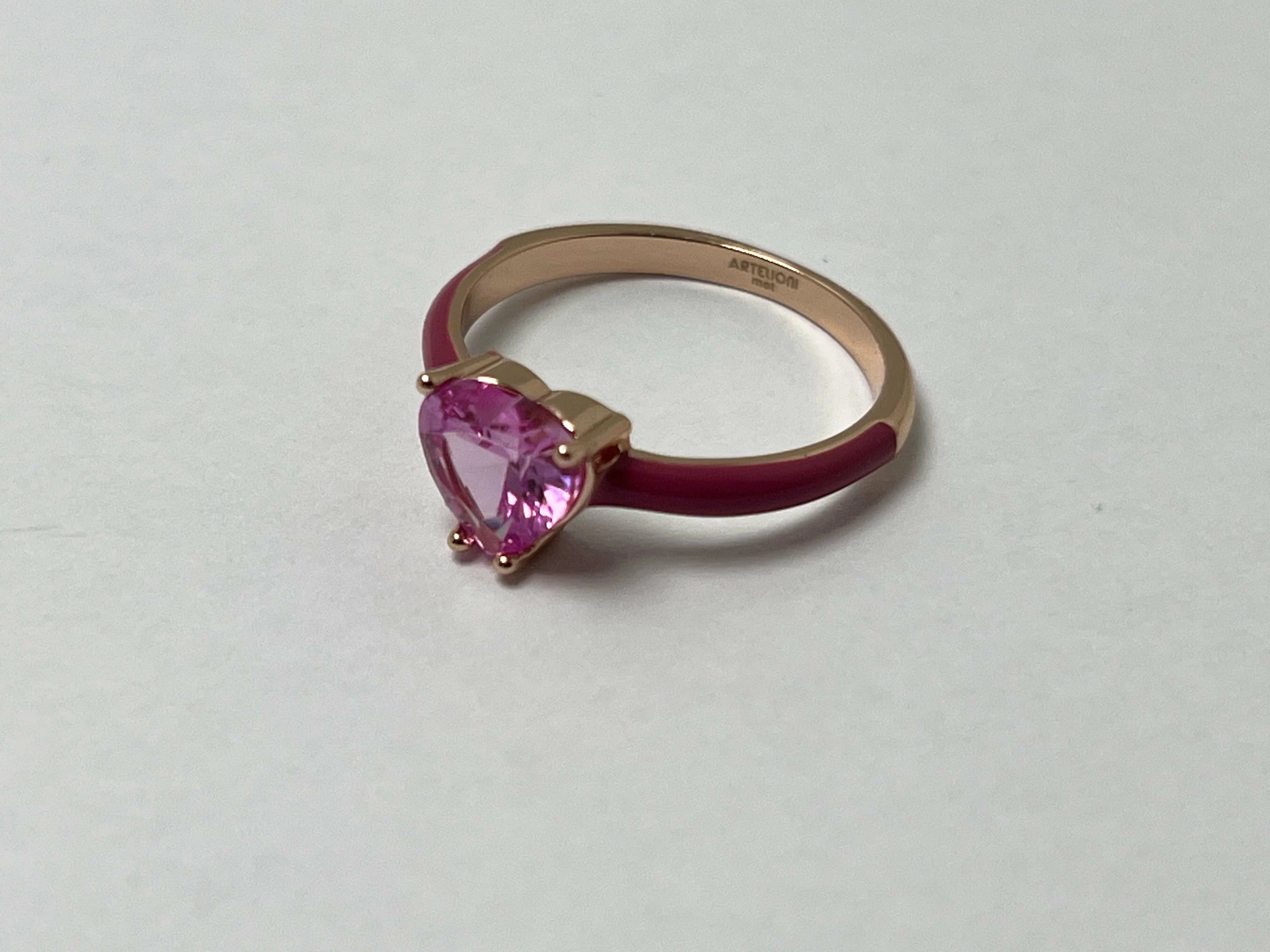 pierscionek-z-mosiadzu-pozlacany-z-kwarcem-i-emalia-serce-ar537-9434-r1-stan-11323-2