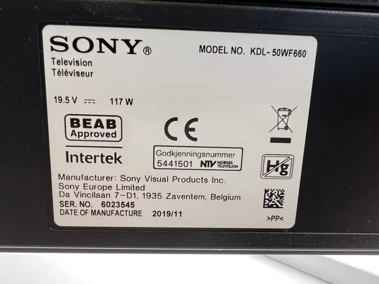 telewizor-sony-kdl-50wf660-ean-gtin-4548736076525