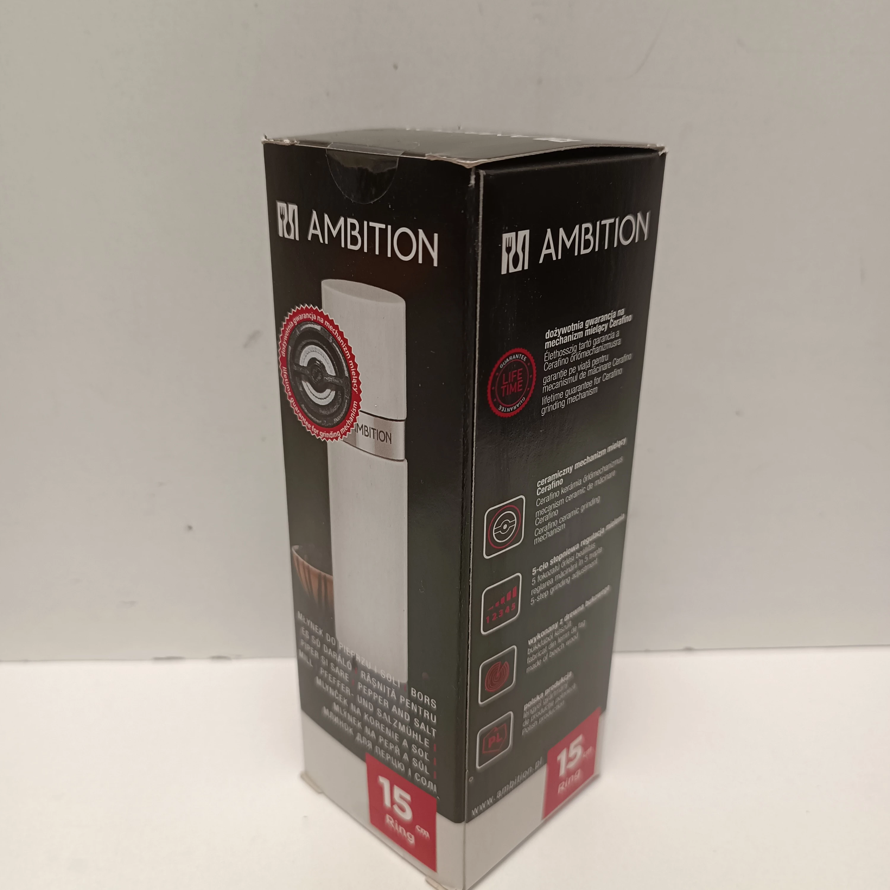 mlynek-bialy-lakierowany-ring-pro-ambition-15-cm-stan-11323-2