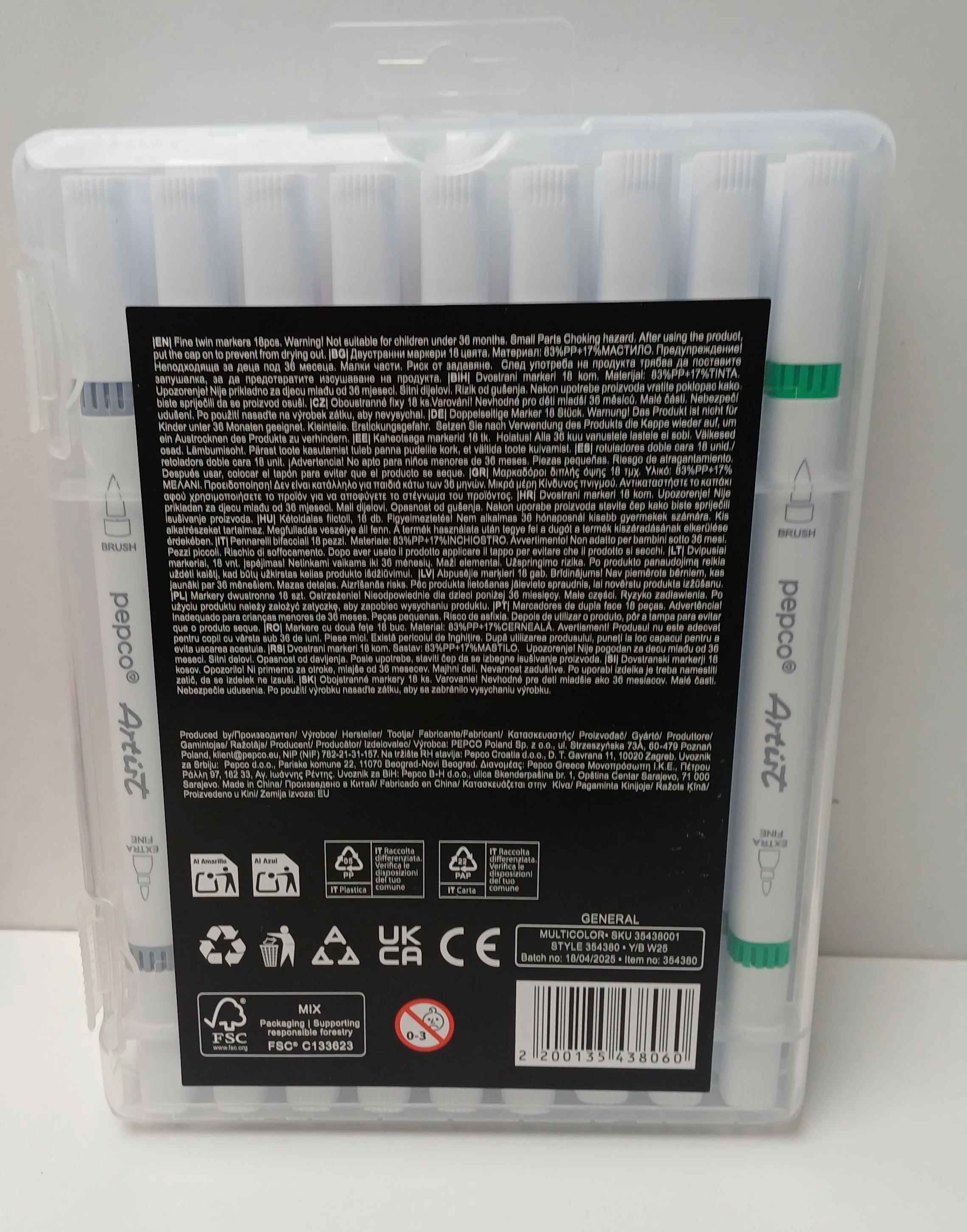 pepco-artist-fine-twin-markers-18-kolorow-ean-gtin-8006679903224