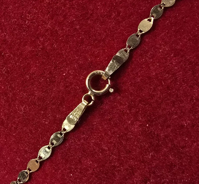 sliczny-zloty-lancuszek-z-zawieszka-proby-585-dl-45-cm-185g-rodzaj-2205-2