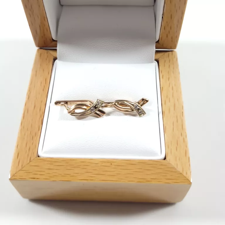 zlote-uzywane-kolczyki-z-dwoma-cyrkoniami-p585-277g-ean-gtin-5905896570581