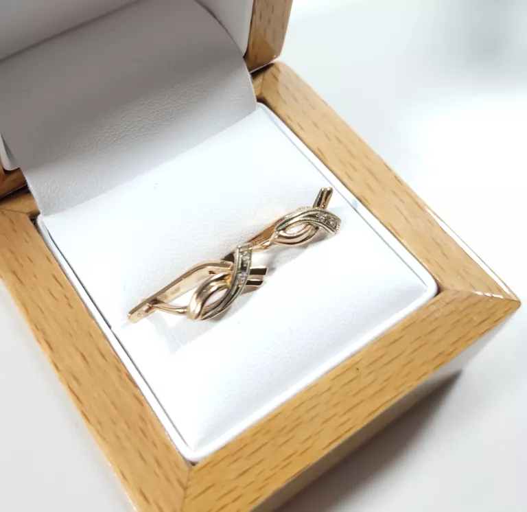 zlote-uzywane-kolczyki-z-dwoma-cyrkoniami-p585-277g-rodzaj-2205-2