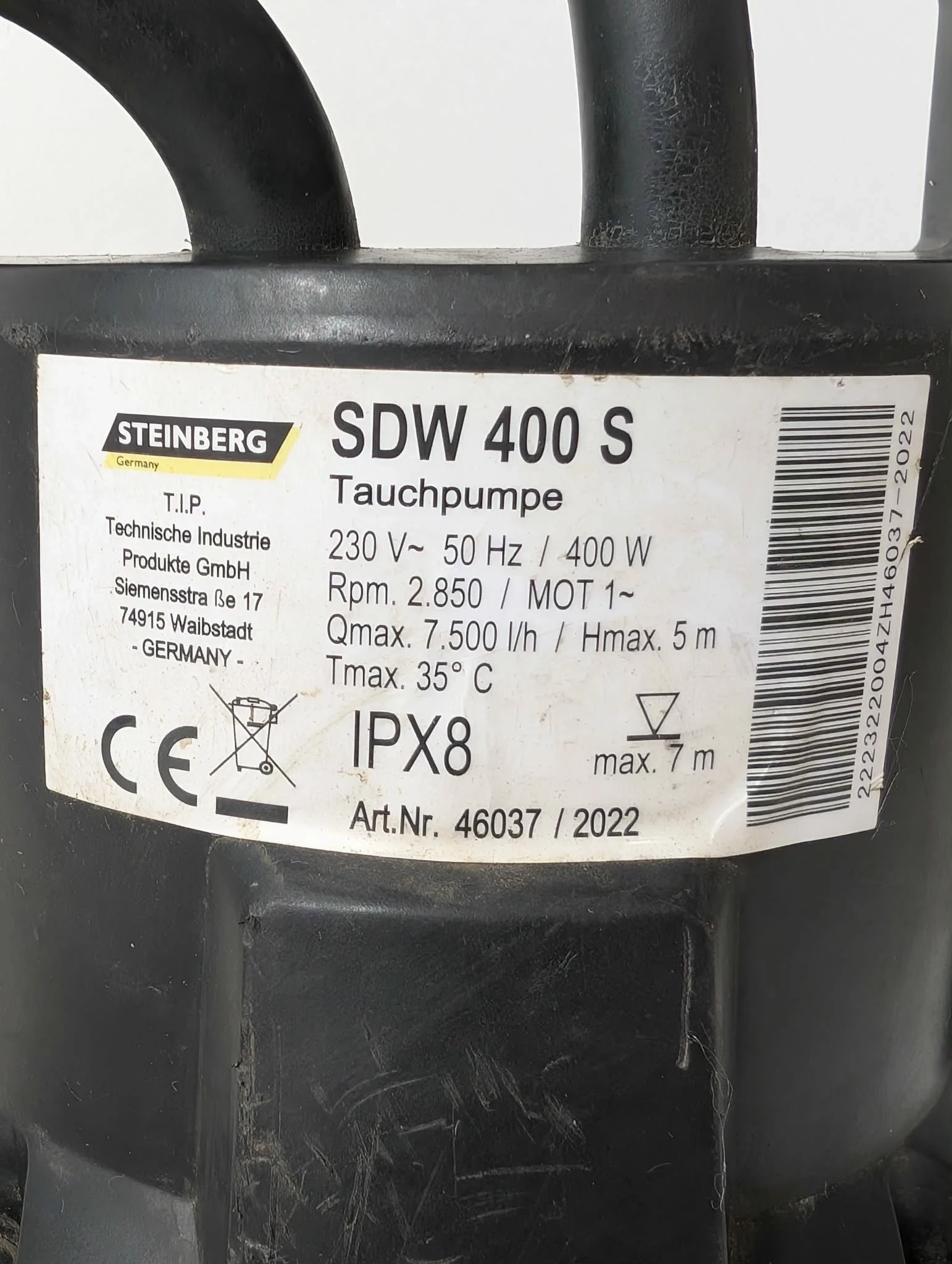 pompa-zanurzeniowa-sdw-400-s-steinberg-7500-lh-maksymalna-wydajnosc-pompy-7500