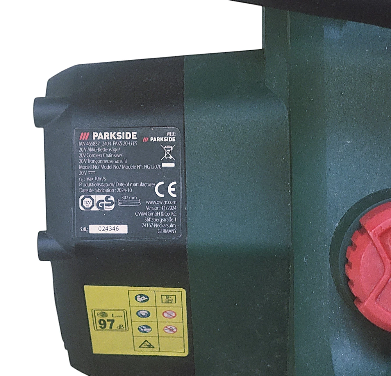 parkside-akumulatorowa-pila-lancuchowa-paks-20-li-e5-bez-aku-i-ladow-kod-producenta-465837