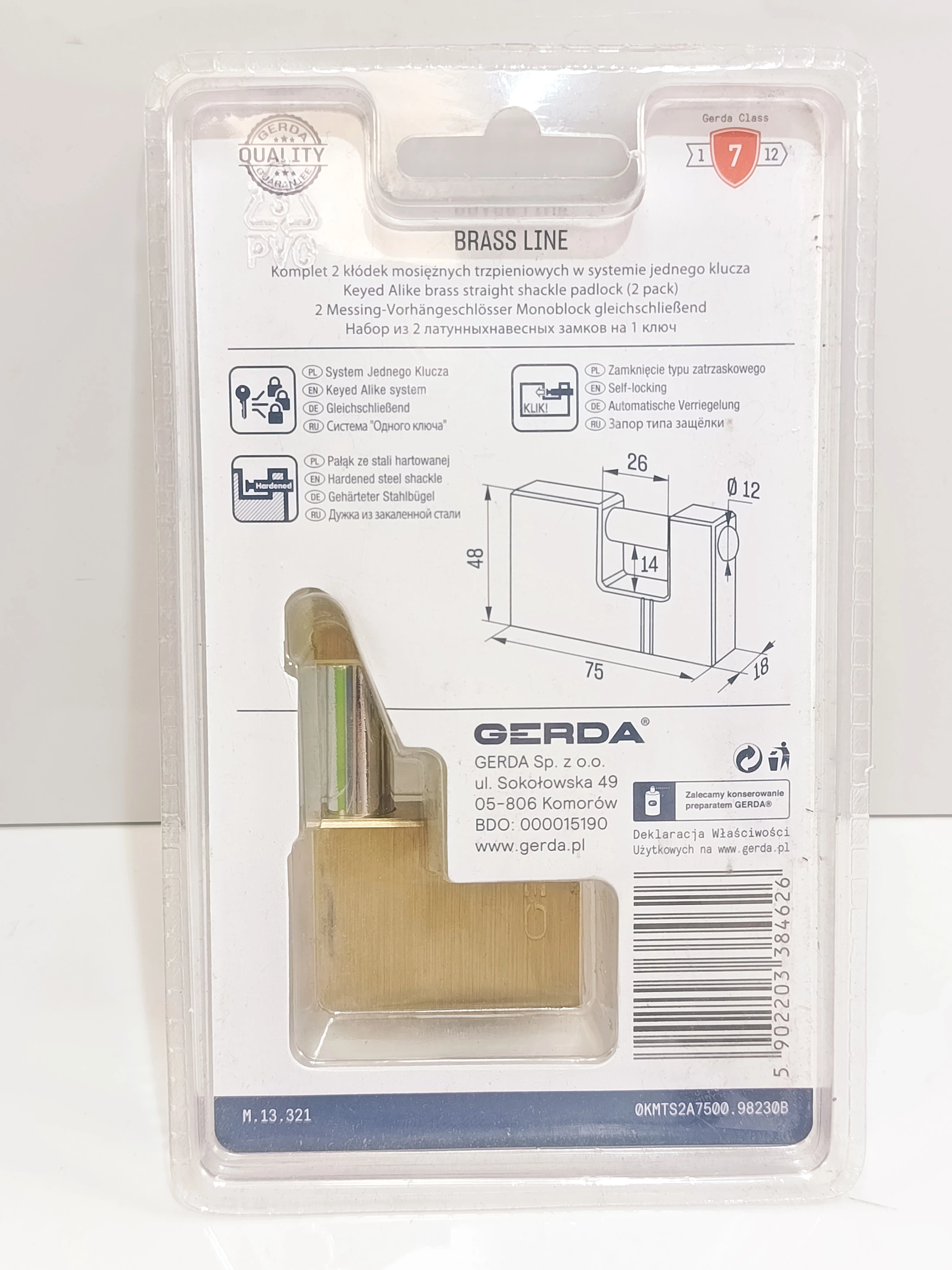 gerda-2-klodki-na-1-klucz-i-5-kluczy-ryglowa-trzpieniowa-stan-11323-2