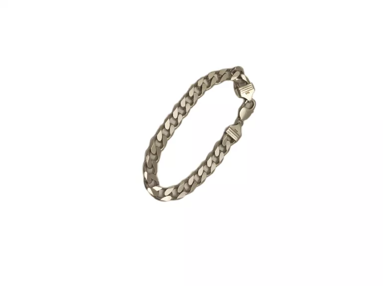 meska-bransoletka-srebrna-gruba-pancerka-38g-psie-budy-56-wroclaw